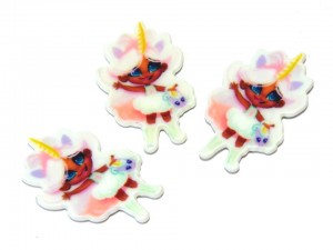 Серединка "Hairdorables Willow Єдиноріжок (жовтий)", 3,8см